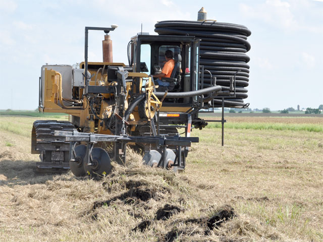 While tiling has been helpful to production agriculture in the U.S. prairie pothole region, the practice contributes to loss of wetlands and jeopardizes recovery efforts, according to a new study from the U.S. Fish and Wildlife Service. (DTN file photo by Chris Clayton)
